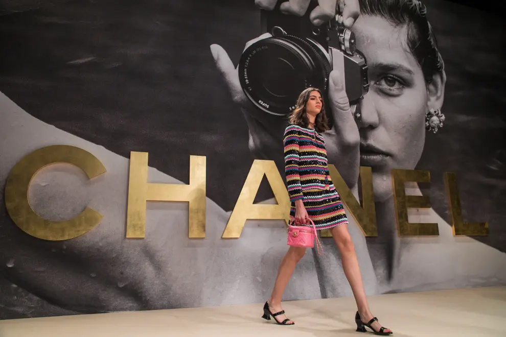 Desfile de Chanel en la Paris Fashion Week Spring/Summer 2022.