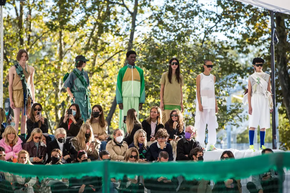 Desfile de Lacoste en la Paris Fashion Week Spring/Summer 2022.