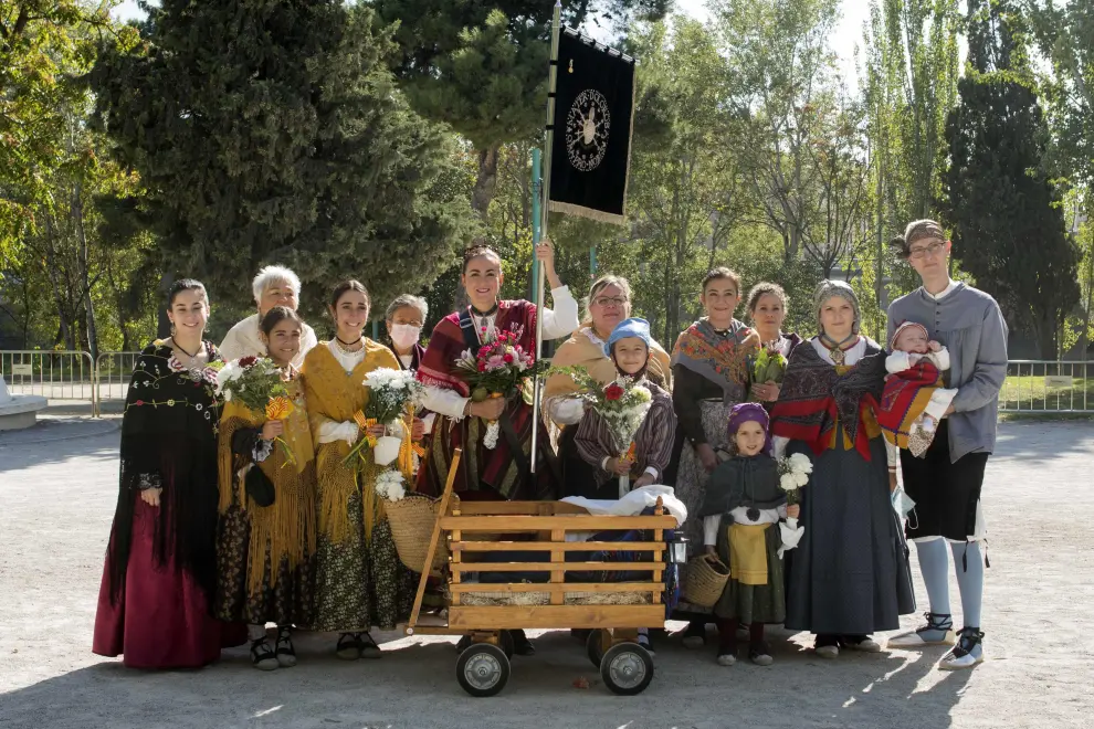 Grupos de la Ofrenda del Pilar 2021. Grupo Hermandad de San Joaquín y la Virgen de los Dolores