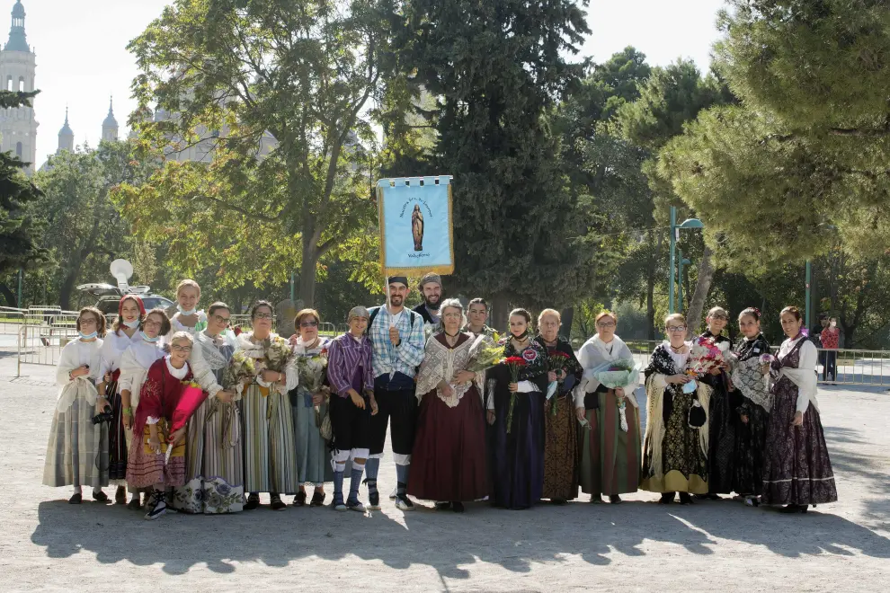 Grupos de la Ofrenda del Pilar 2021. Grupo Parroquia Nuestra Señora de Lourdes