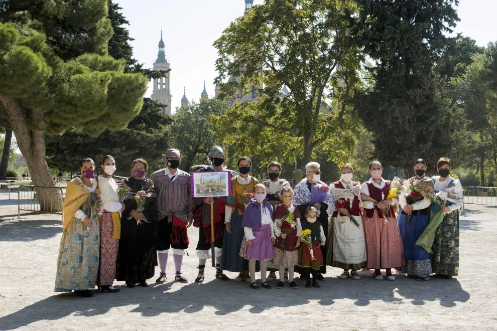 Grupos de la Ofrenda del Pilar 2021. Grupo Peluquería Andrea