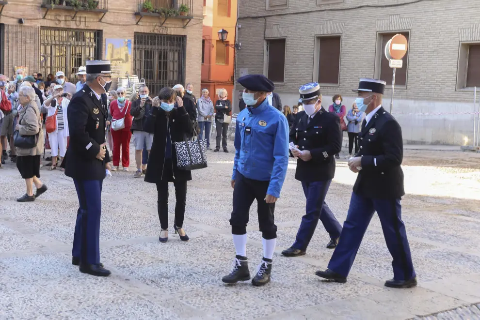 La Guardia Civil de Huesca ha celebrado el día del Pilar con una misa en la catedral y un acto castrense en la Comandancia.