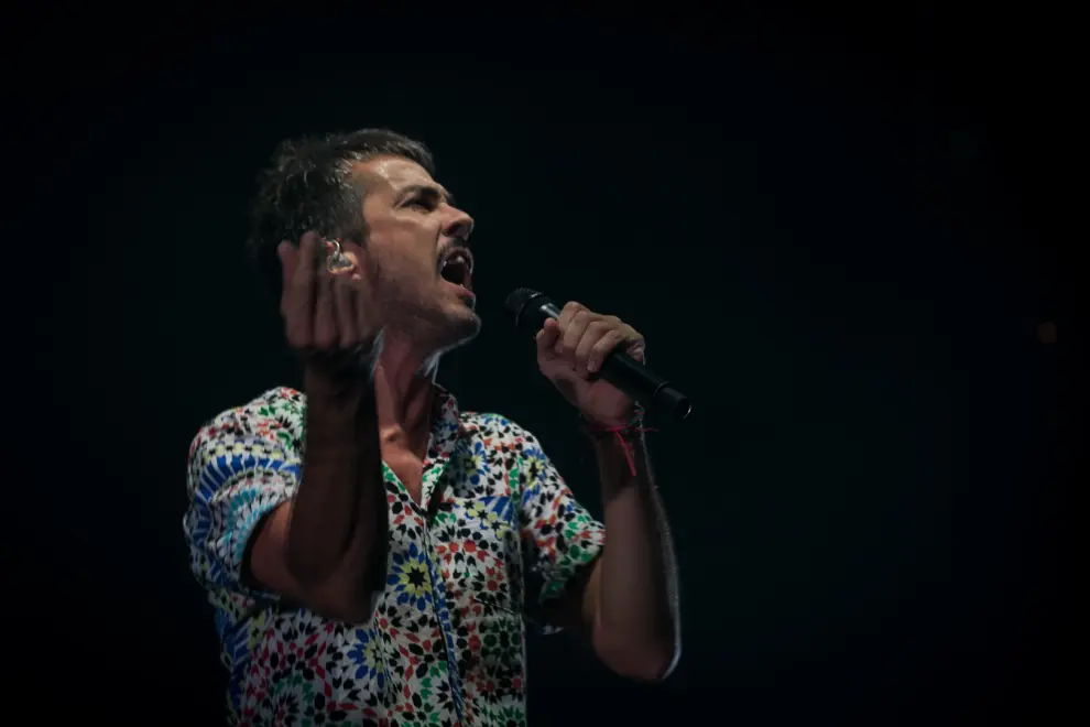 Concierto de Vetusta Morla en Zaragoza durante el Pilar 2021