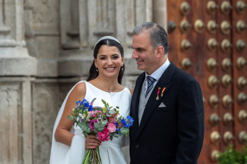 El secretario general de Vox, Javier Ortega Smith, se casa en Toledo