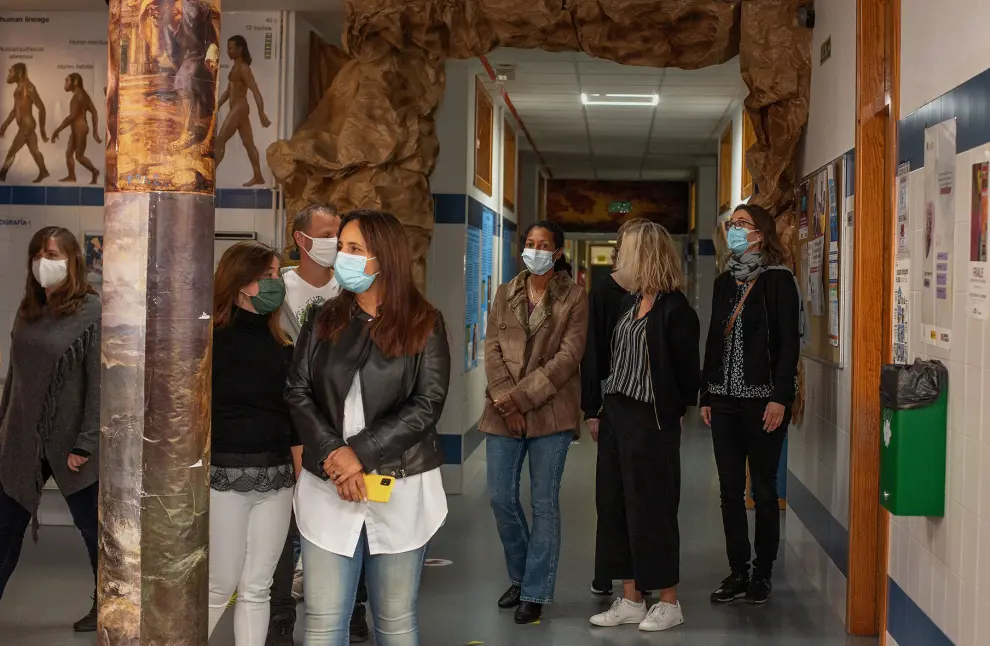 Visita de estudiantes al IES de Emilio Jimeno de Calatayud