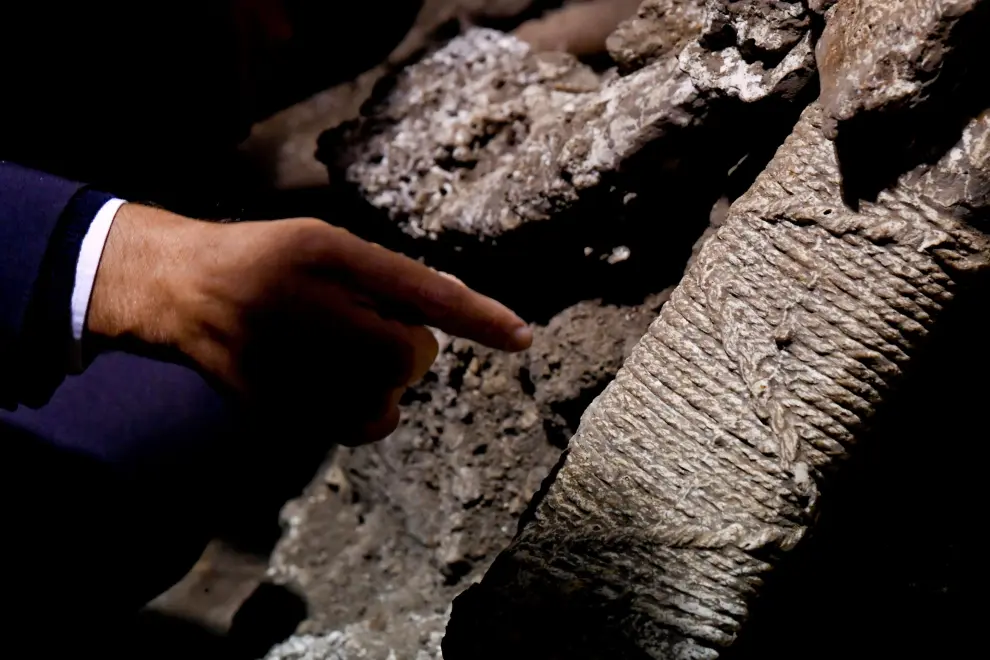 Restos de la habitación de una familia de esclavos hallada en Pompeya