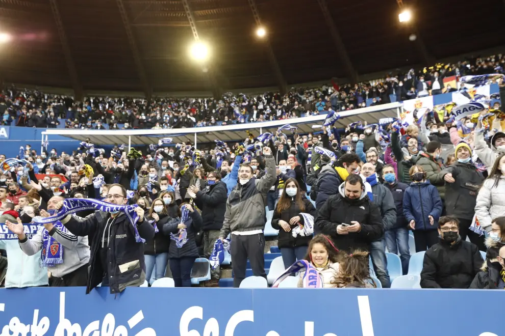 Las imágenes del partido Real Zaragoza - Sporting de Gijón