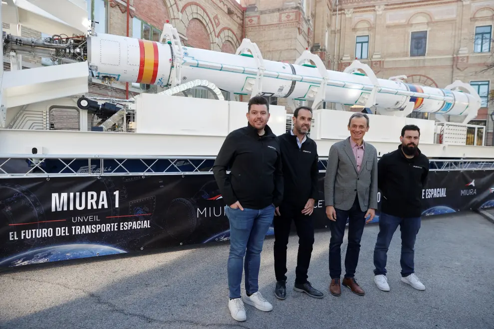 Presentación pública del MIURA 1, el primer cohete espacial español que la empresa PLD Space lanzará en 2022