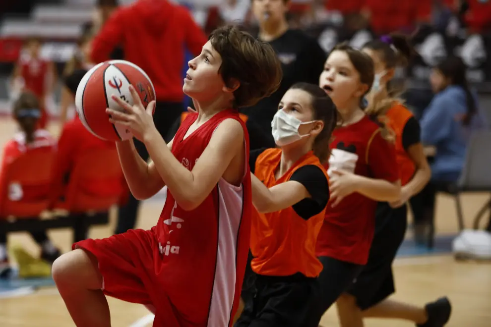 Día del minibasket 2021 en Zaragoza