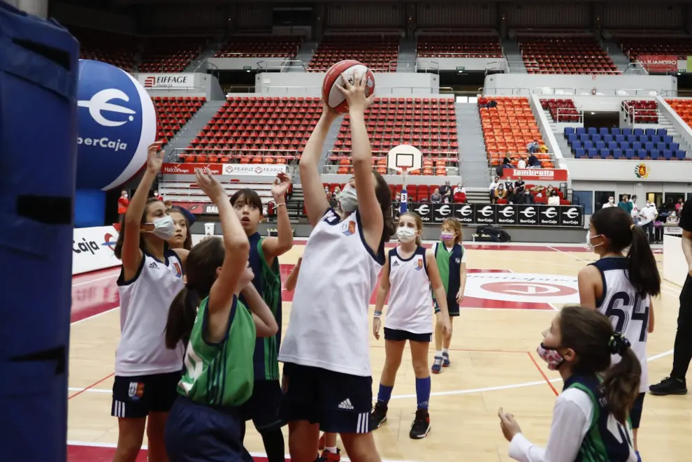 Día del minibasket 2021 en Zaragoza