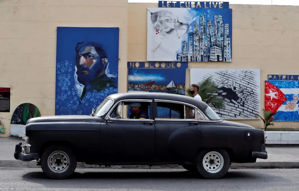 Vida cotidiana en las calles de Cuba.