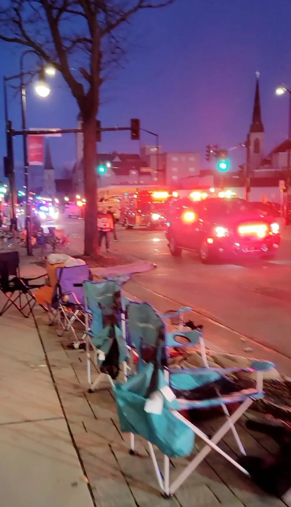 Vehicle plows through parade in Wisconsin