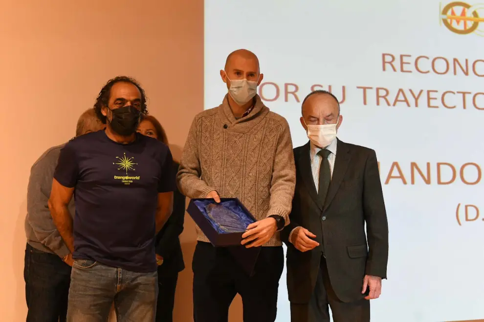 Foto de la gala de entrega de premio y distinciones de Montañeros de Aragón