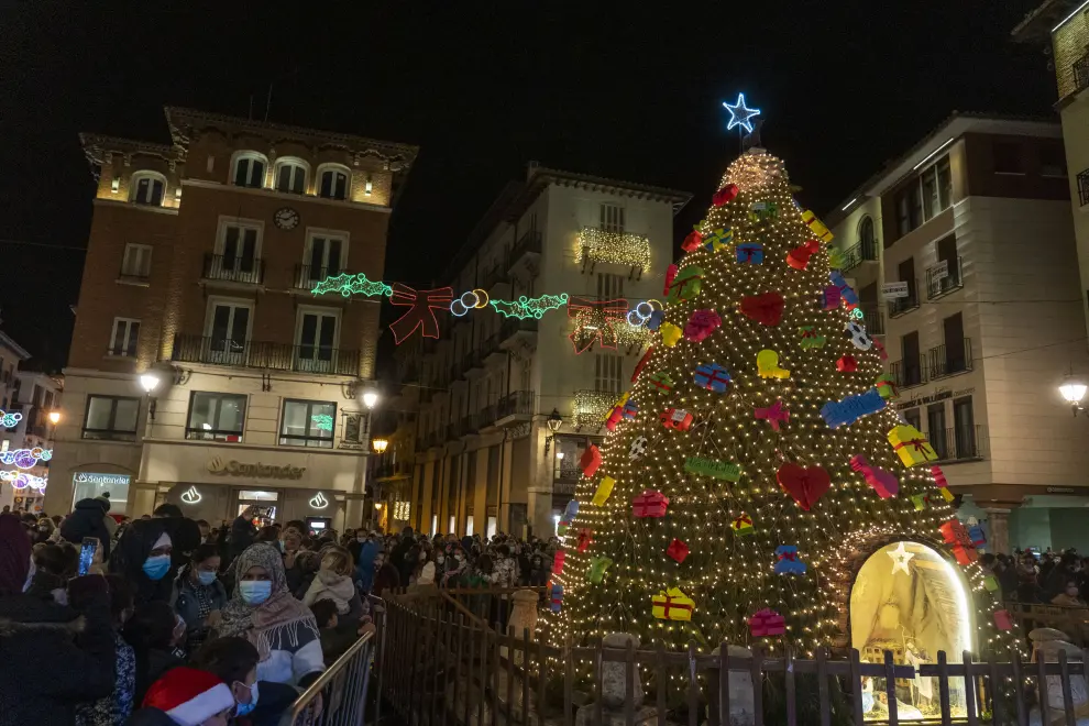 Encendido de las luces de Navidad en Teruel