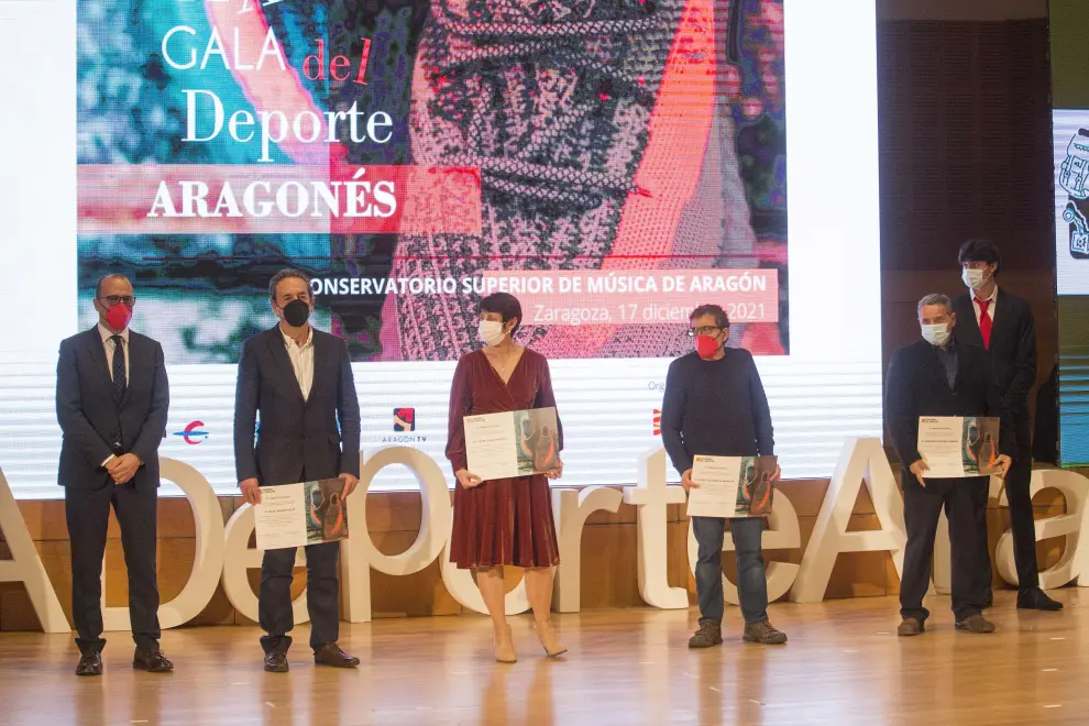 Los deportistas Inés Bergua (Gimnasia Rítmica) y Gabriel Torralba (Ciclismo) han sido los ganadores del premio al Mejor Deportista del año 2019 mientras que María Laborda y Daniel Osanz, ambos de Montañismo, lo han sido en 2020.