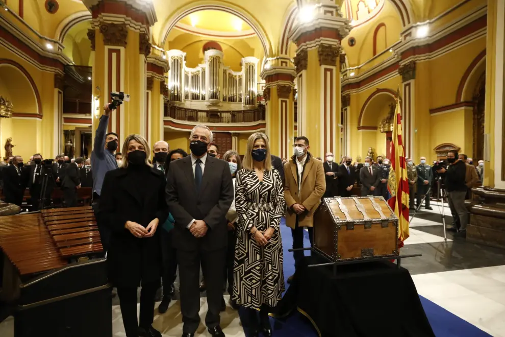 Acto de homenaje a Juan de Lanuza y entrega de la Medalla del Justicia a Carlos Martín Montañés.