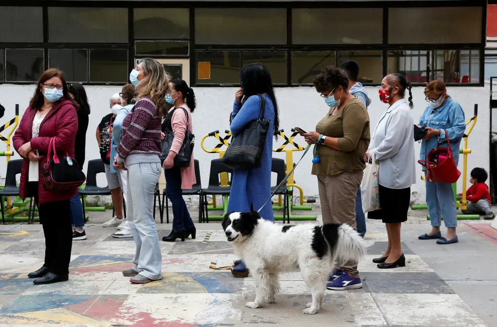 Chileans vote in presidential elections, in Valparaiso