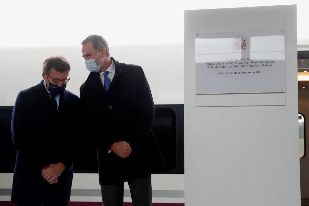 El rey y Sánchez inauguran hoy el primer AVE que llega a Galicia, por CyL