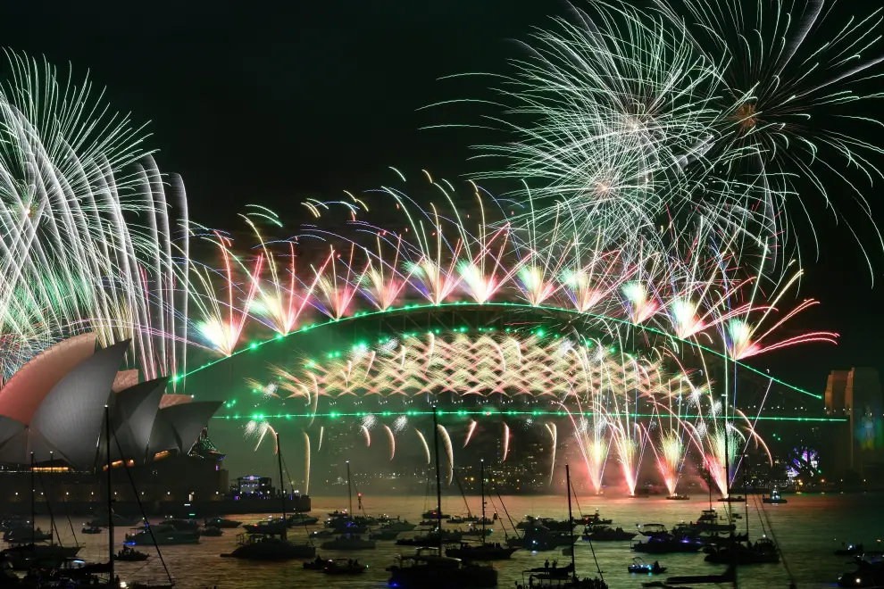Año Nuevo 2022 en Australia: foto de celebraciones en Sídney AUSTRALIA NEW YEARS EVE FIREWORKS