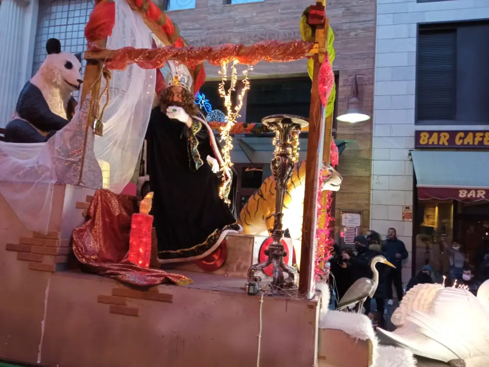 Cabalgata de los Reyes Magos en Huesca.