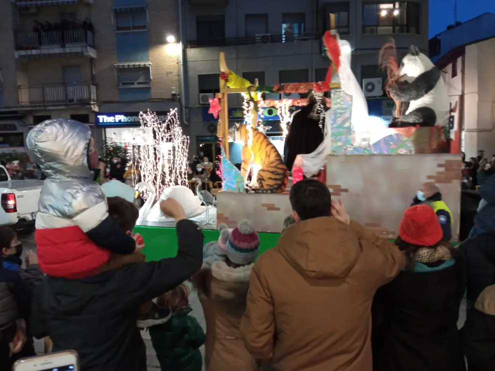 Cabalgata de los Reyes Magos en Huesca.