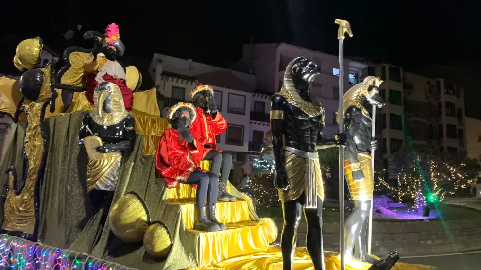 Cabalgata de los Reyes Magos en Sabiñanigo.