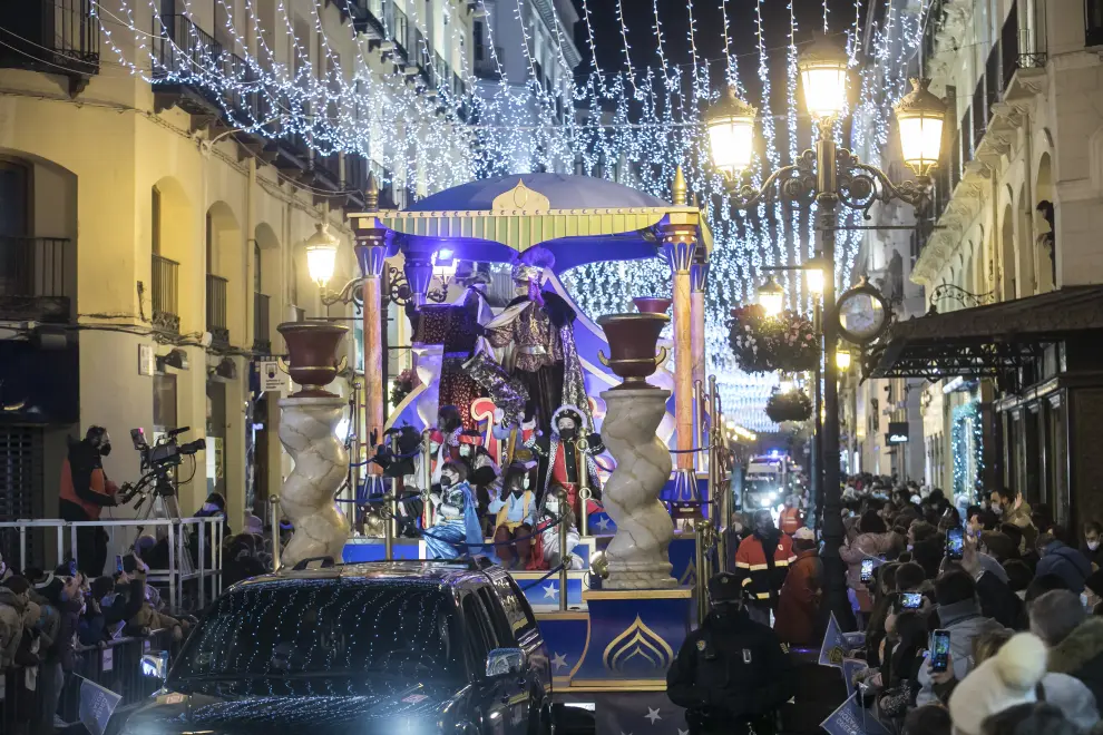 Foto de la cabalgata de los Reyes Magos de Zaragoza