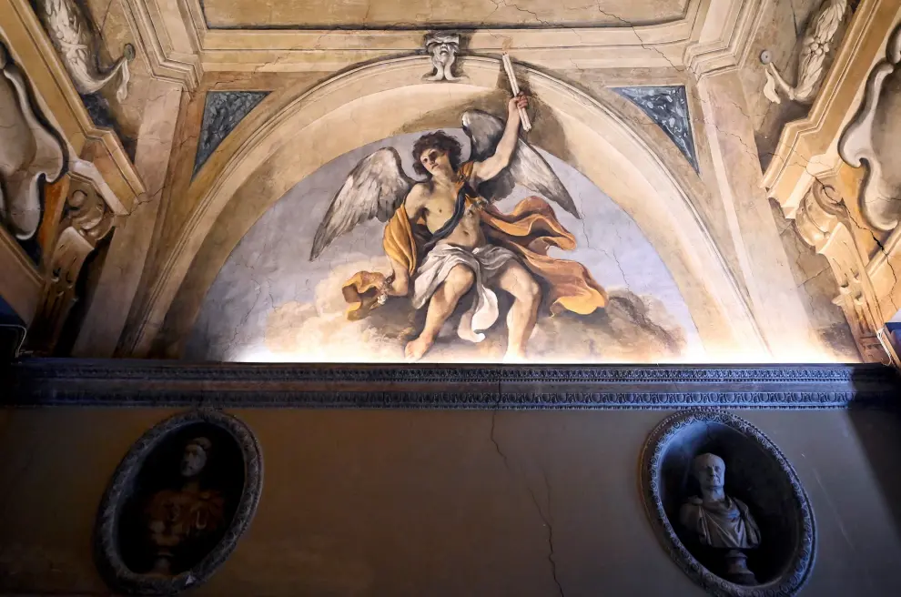 Casino de la Aurora, en Roma, un magnífico palacio que cuenta con los únicos frescos conocidos de Caravaggio, pintados en 1597
