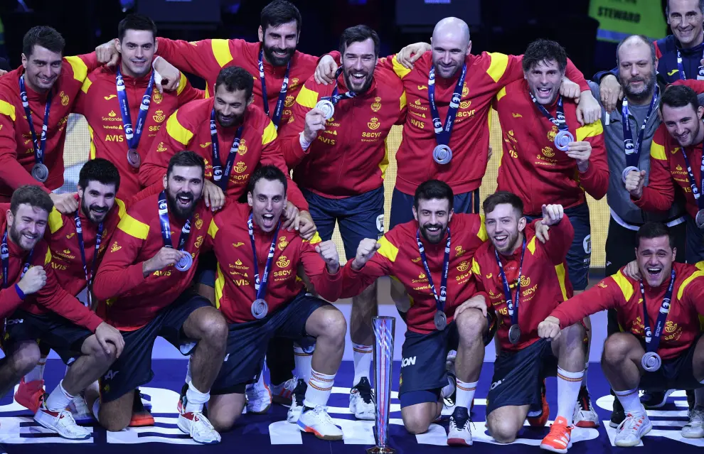 La final del Europeo de Balonmano Suecia-España, en imágenes