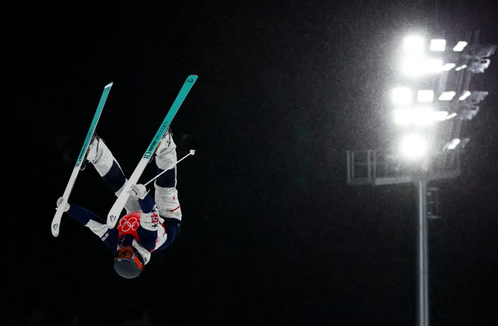 2022 Beijing Olympics - Freestyle Skiing - Men's Moguls - Qualification 1 - Genting Snow Park, Zhangjiakou, China - February 3, 2022. Hara Daichi of Japan in action. REUTERS/Lisi Niesner OLYMPICS-2022-FREESTYLE/