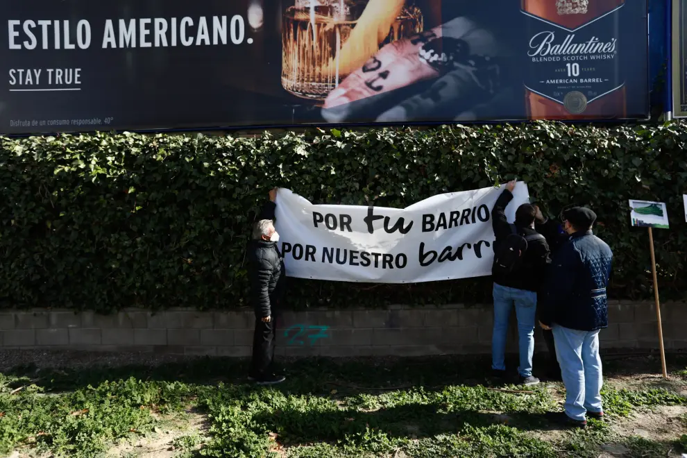 protesta en Las Fuentes