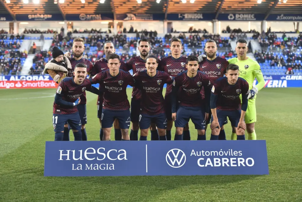 Imágenes del partido entre la SD Huesca y el Mirandés.