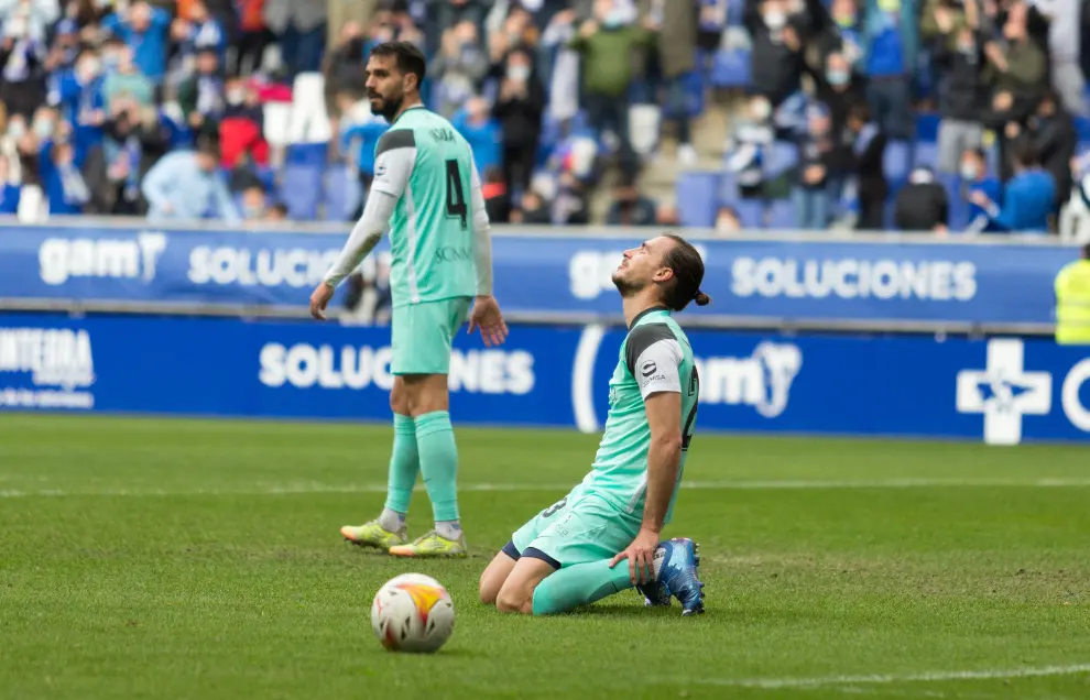 Partido Real Oviedo-SD Huesca, jornada 27 de Segunda División