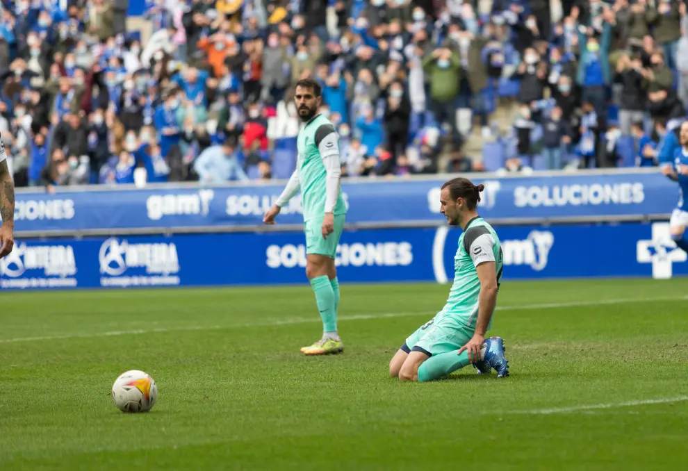 Partido Real Oviedo-SD Huesca, jornada 27 de Segunda División