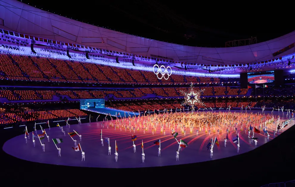 2022 Beijing Olympics - Closing Ceremony - National Stadium, Beijing, China - February 20, 2022. Performers are seen during the closing ceremony. REUTERS/Susana Vera OLYMPICS-2022-CLOSING/