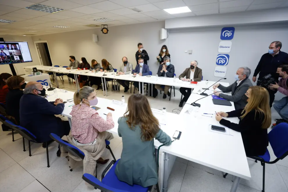 Jorge Azcón convoca de urgencia al comité de dirección del PP-Aragón