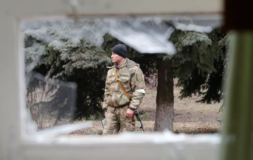 Segundo día del conflicto en Ucrania.