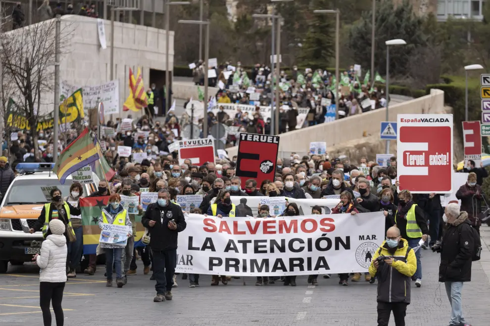 Teruel sale a la calle en defensa de la Atención Primaria
