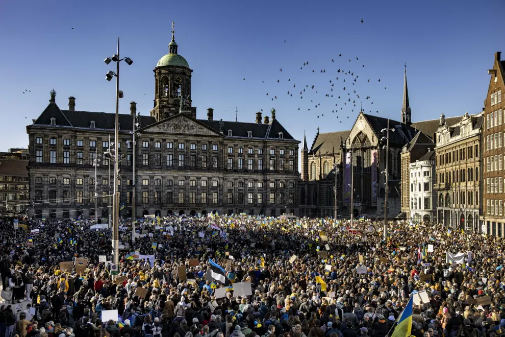 Manifestación en Amsterdam