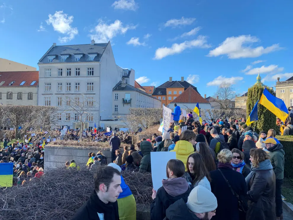 Manifestación en Copenhagen
