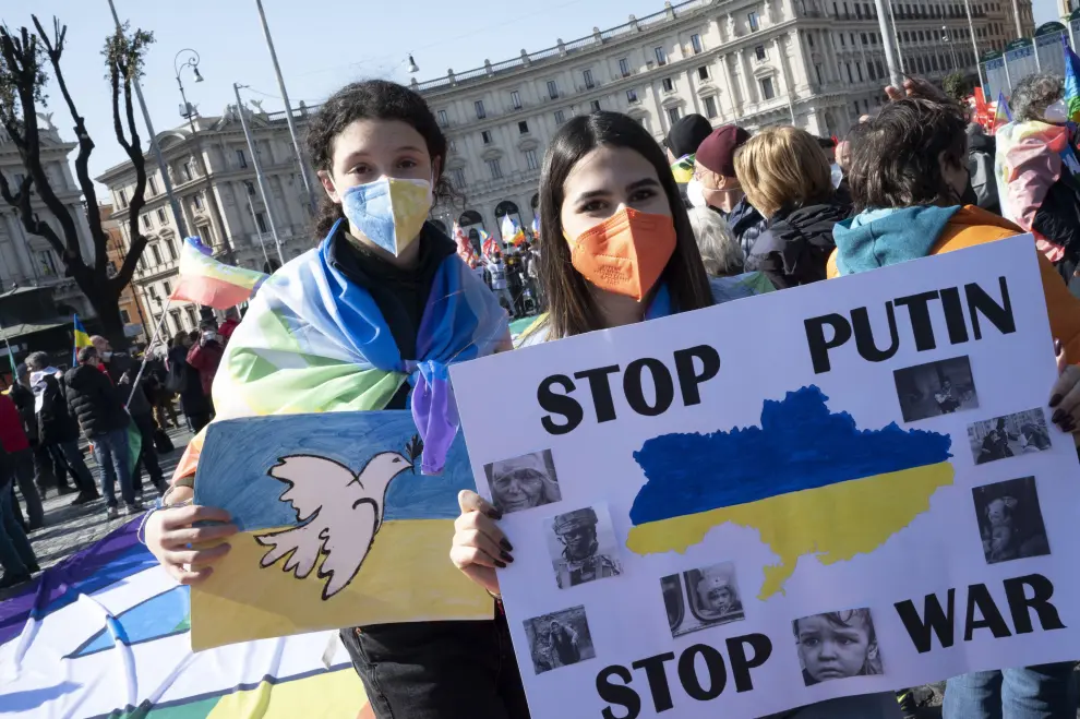 Demonstration for peace in Ukraine