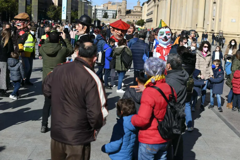 Fiesta de la Cincomarzada en Zaragoza, en imágenes