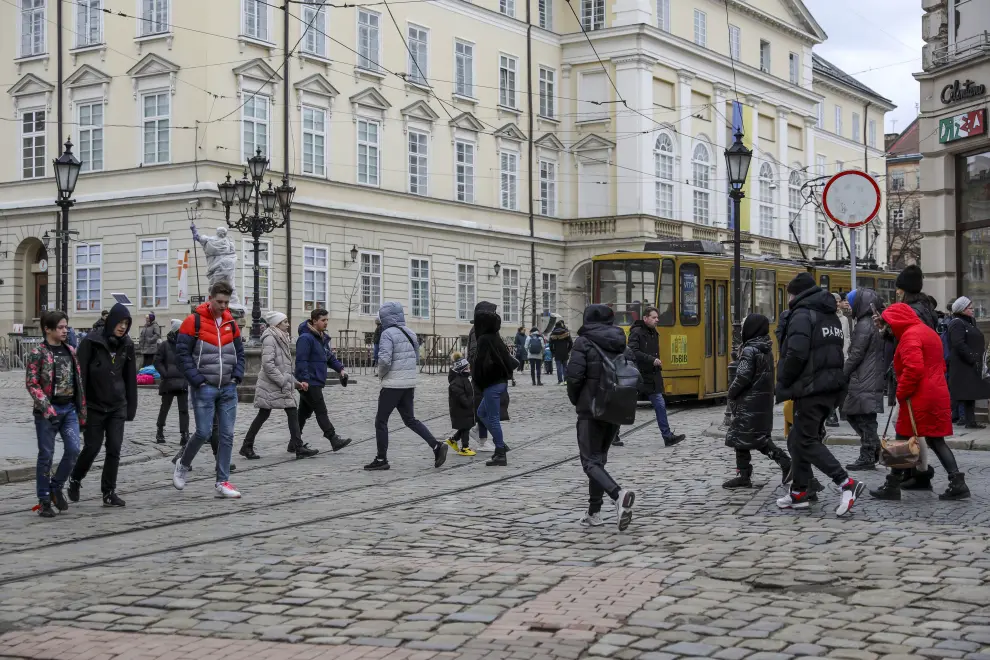 Daily life in Lviv, Ukraine, amid Russian invasion
