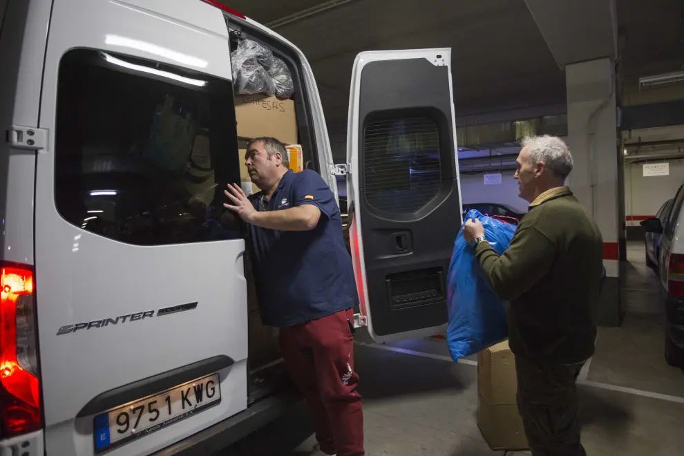 Caravana solidaria desde Zaragoza a Polonia para traer a refugiados ucranianos.