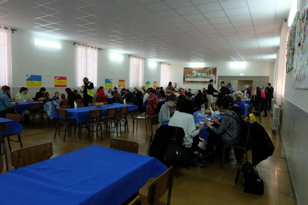 Tarazona recibe a 60 refugiados ucranianos