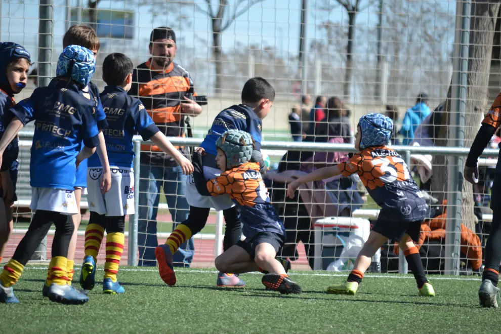 V Torneo Cesaraugusta de rugby infantil en Zaragoza