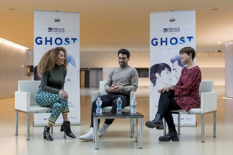 Presentación del musical de 'Ghost', en el Palacio de Congresos de Zaragoza.