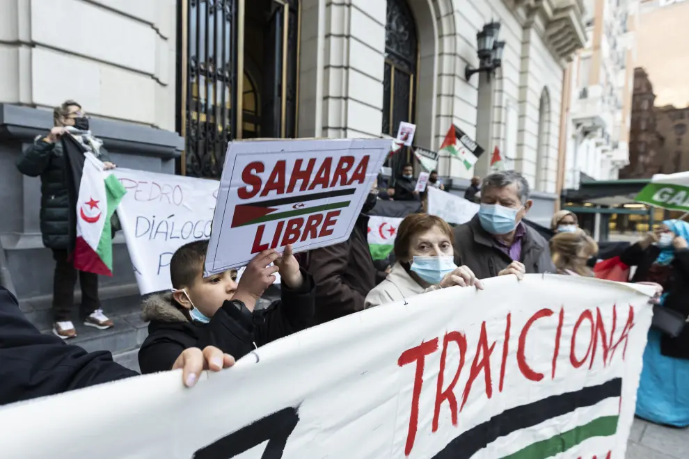 Cientos de personas piden en Zaragoza la autodeterminación del pueblo saharaui