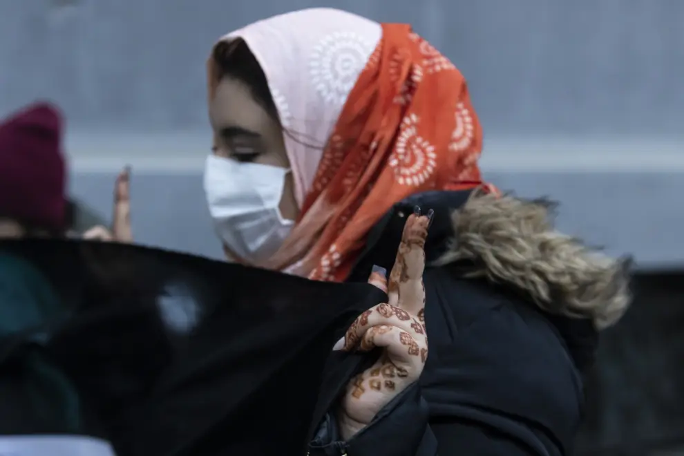 Cientos de personas piden en Zaragoza la autodeterminación del pueblo saharaui