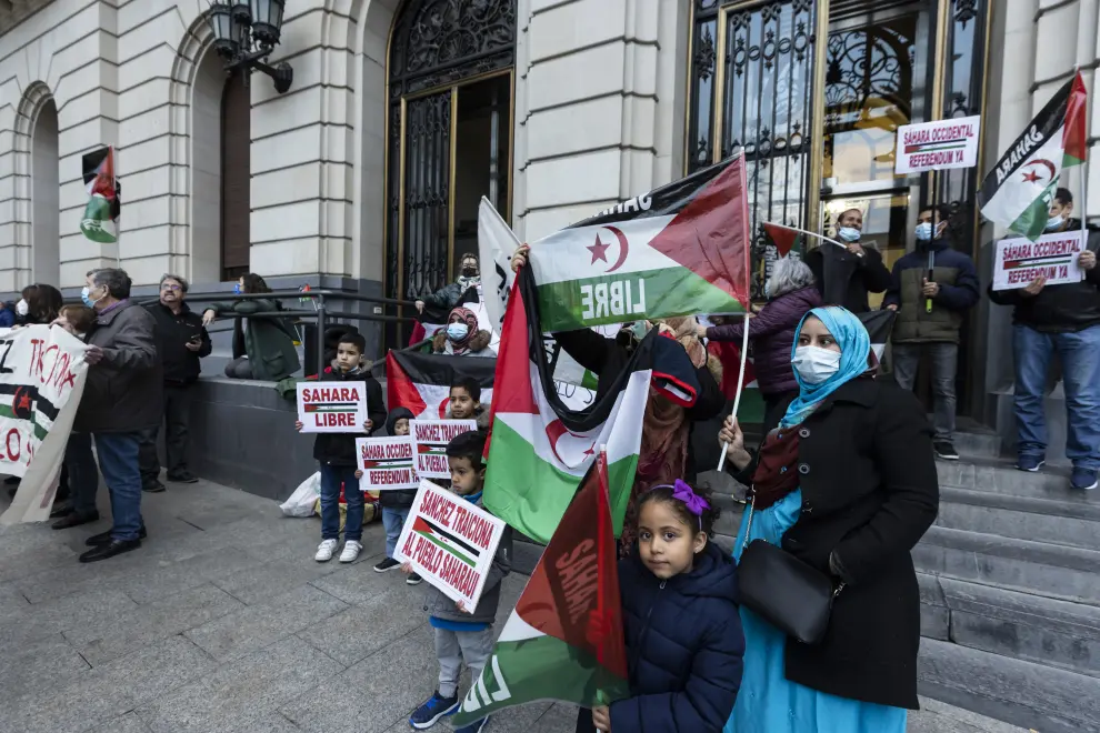 Cientos de personas piden en Zaragoza la autodeterminación del pueblo saharaui